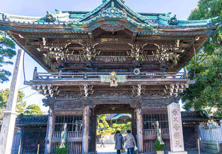 葛飾区の名所　柴又帝釈天